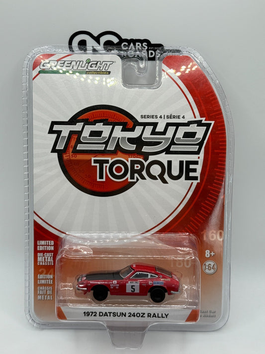 Greenlight Tokyo Torque Series 4 1972 Datsun 240Z Rally (Blister Damage)