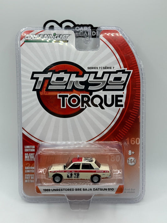 Greenlight Tokyo Torque Series 7 1969 Unrestored BRE Baja Datsun 510