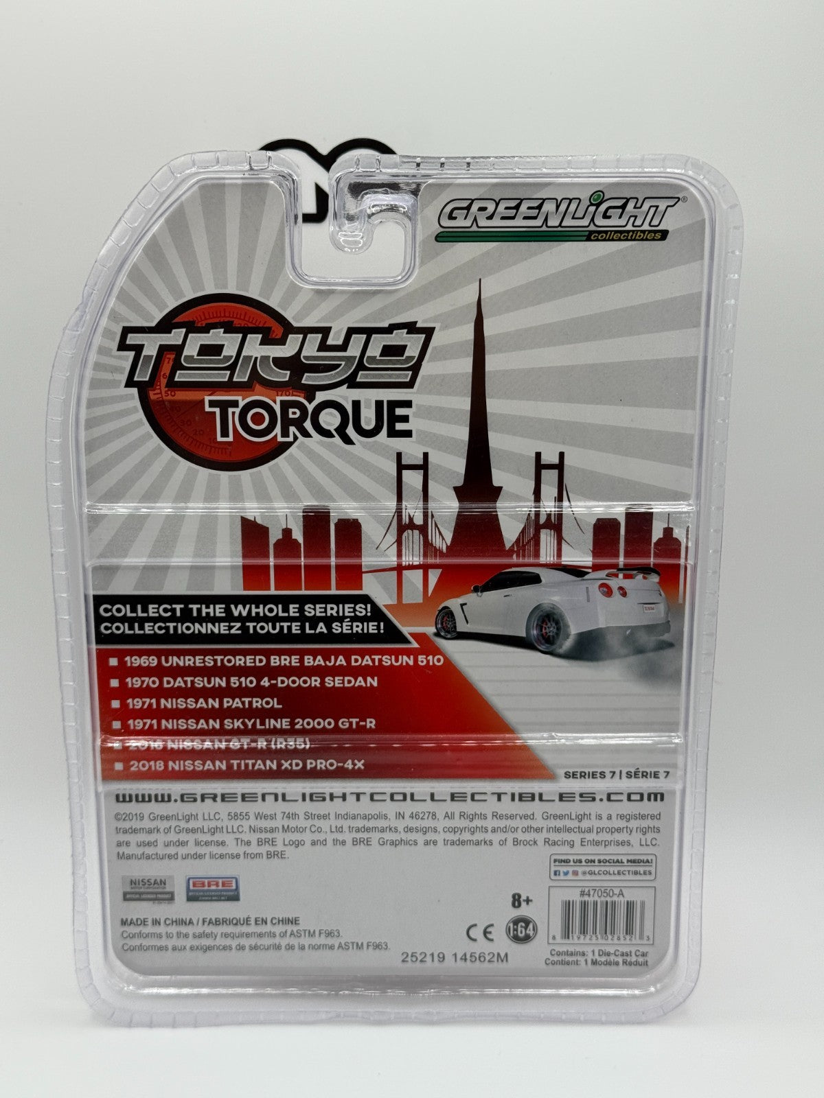 Greenlight Tokyo Torque Series 7 1969 Unrestored BRE Baja Datsun 510
