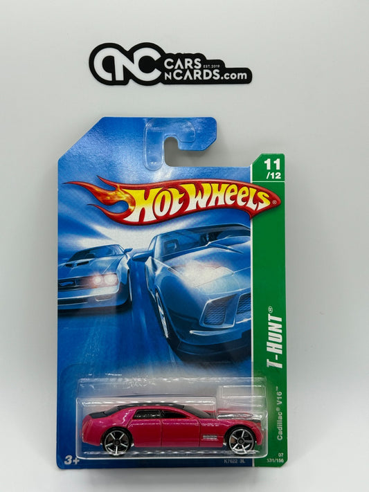 2007 Hot Wheels T-Hunt Treasure Hunt 11/12 Cadillac V16 Pink