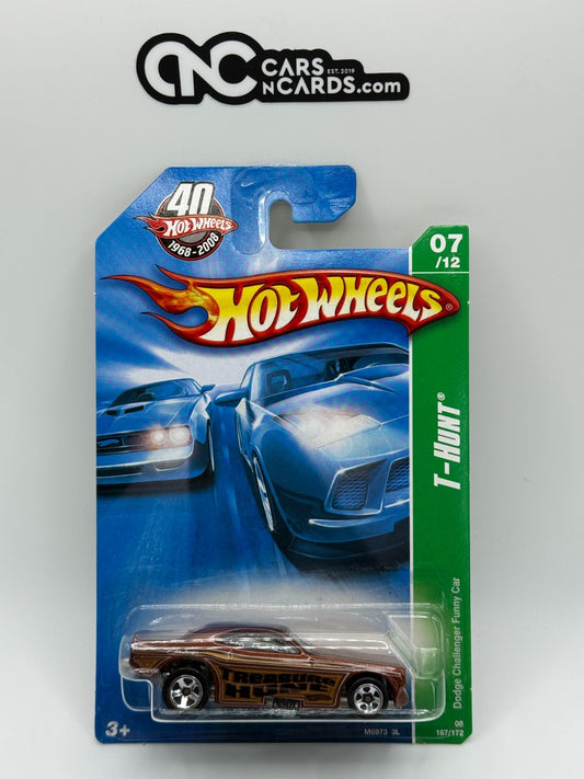 2008 Hot Wheels T-Hunt Treasure Hunt 07/12 Dodge Challenger Funny Car
