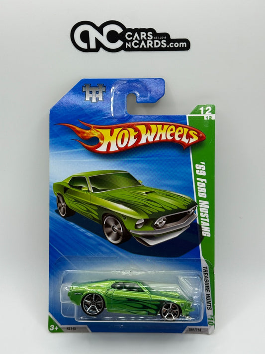 2010 Hot Wheels T-Hunt Treasure Hunt 12/12 '69 Ford Mustang