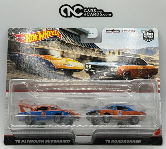 2022 Hot Wheels Premium Car Culture 2 Pack '70 Plymouth Superbird & Roadrunner
