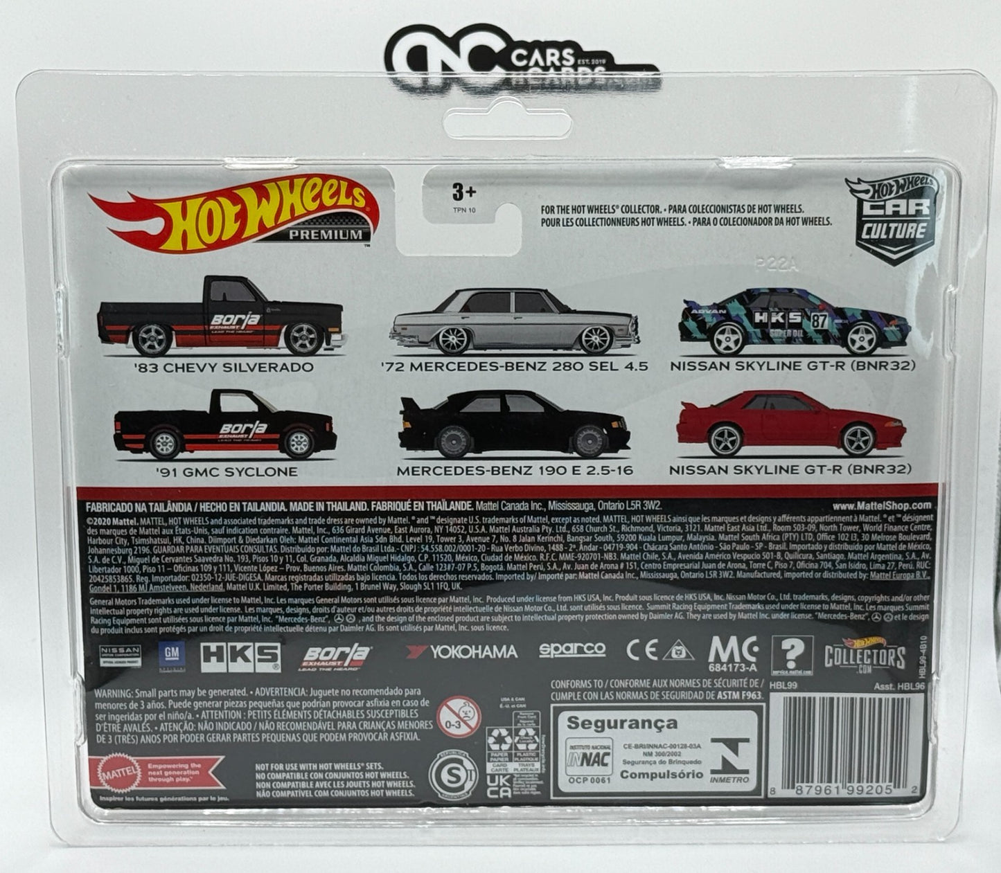 2021 Hot Wheels Premium 2 Pack '72 Mercedes-Benz 280 & 190E With Protector
