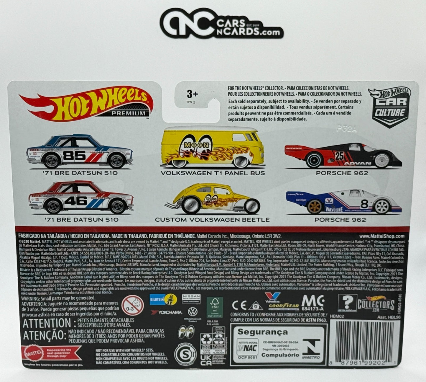 2022 Hot Wheels Premium Car Culture 2 Pack Porsche 962 Advan & Valvoline