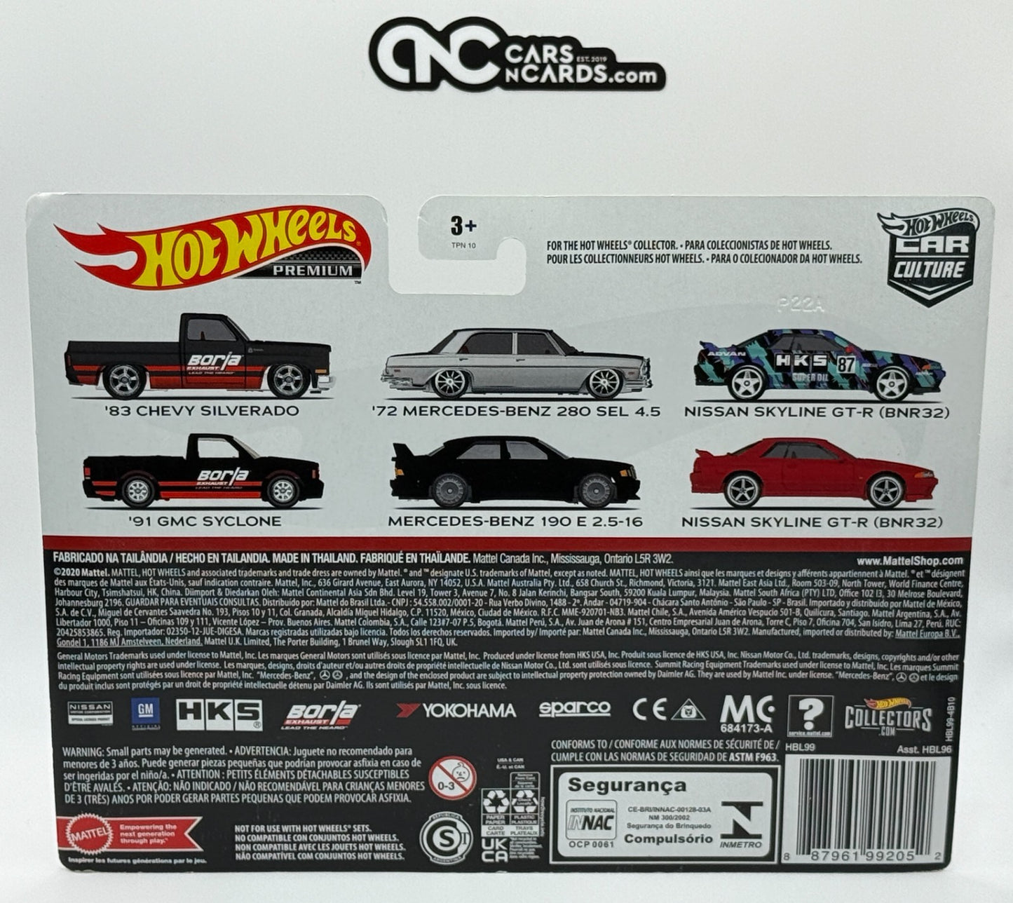 2021 Hot Wheels Premium 2 Pack '72 Mercedes-Benz 280 & 190E With Protector