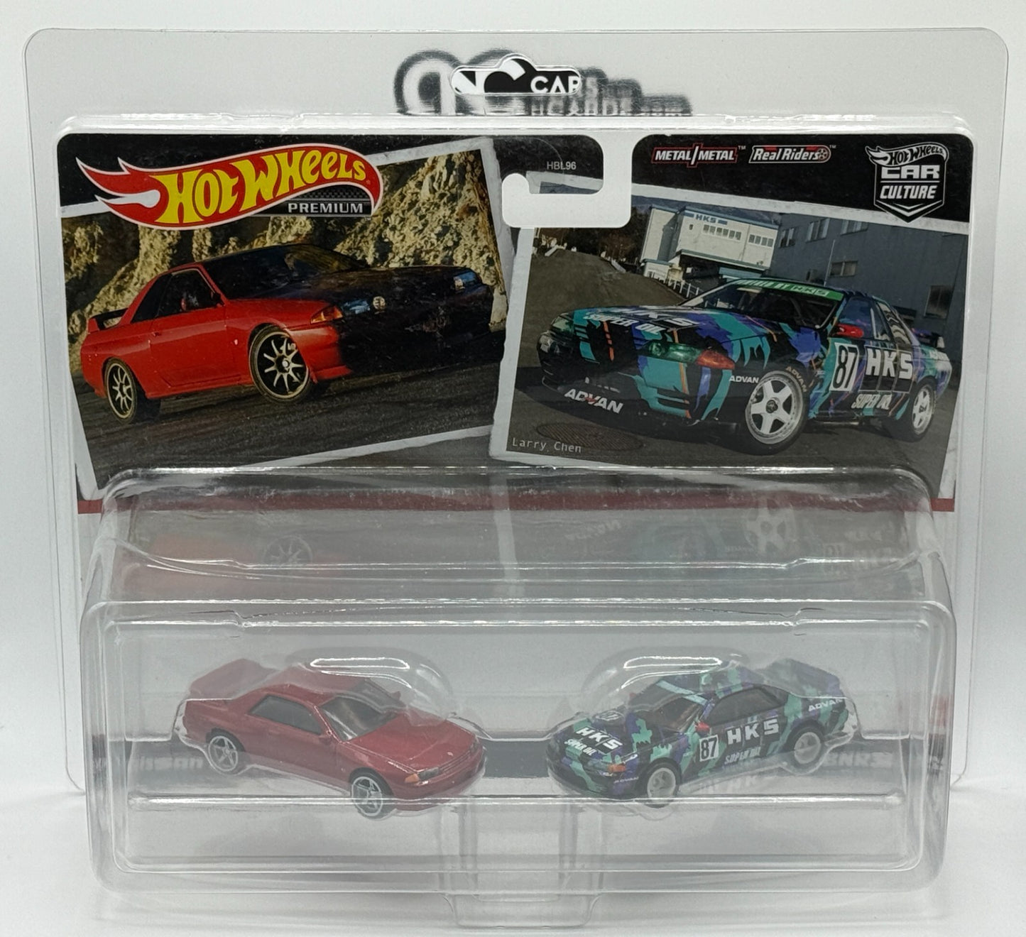 2021 Hot Wheels Premium 2 Pack Nissan Skyline GT-R (BNR32) HKS With Protector