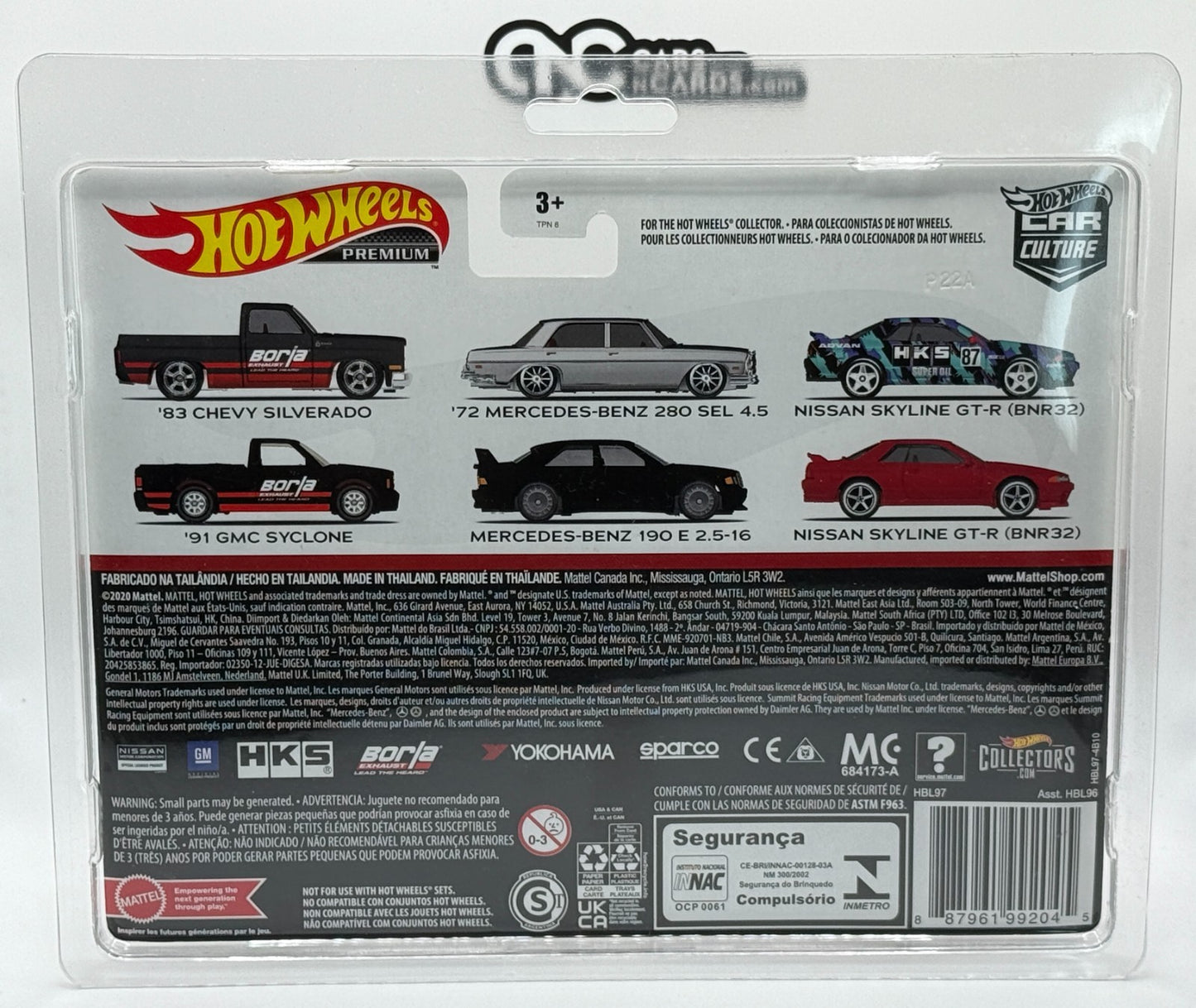 2021 Hot Wheels Premium 2 Pack Nissan Skyline GT-R (BNR32) HKS With Protector