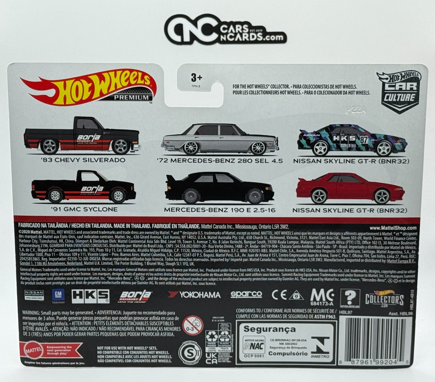 2021 Hot Wheels Premium 2 Pack Nissan Skyline GT-R (BNR32) HKS With Protector