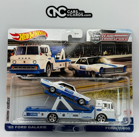 2022 Hot Wheels Premium Team Transport #38 '65 Ford Galaxie Ford C-800