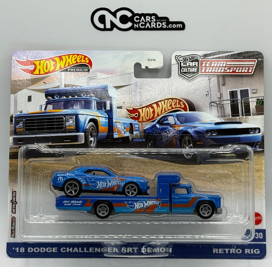 2021 Hot Wheels Premium Team Transport #30 '18 Dodge Challenger SRT Demon