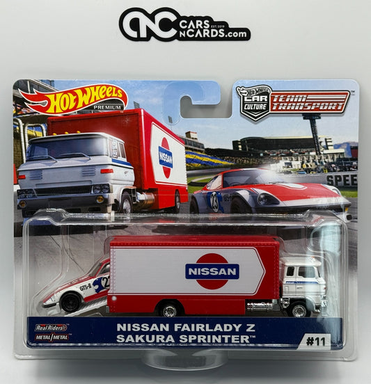 2019 Hot Wheels Premium Team Transport #11 Nissan Fairlady Z Sakura Sprinter
