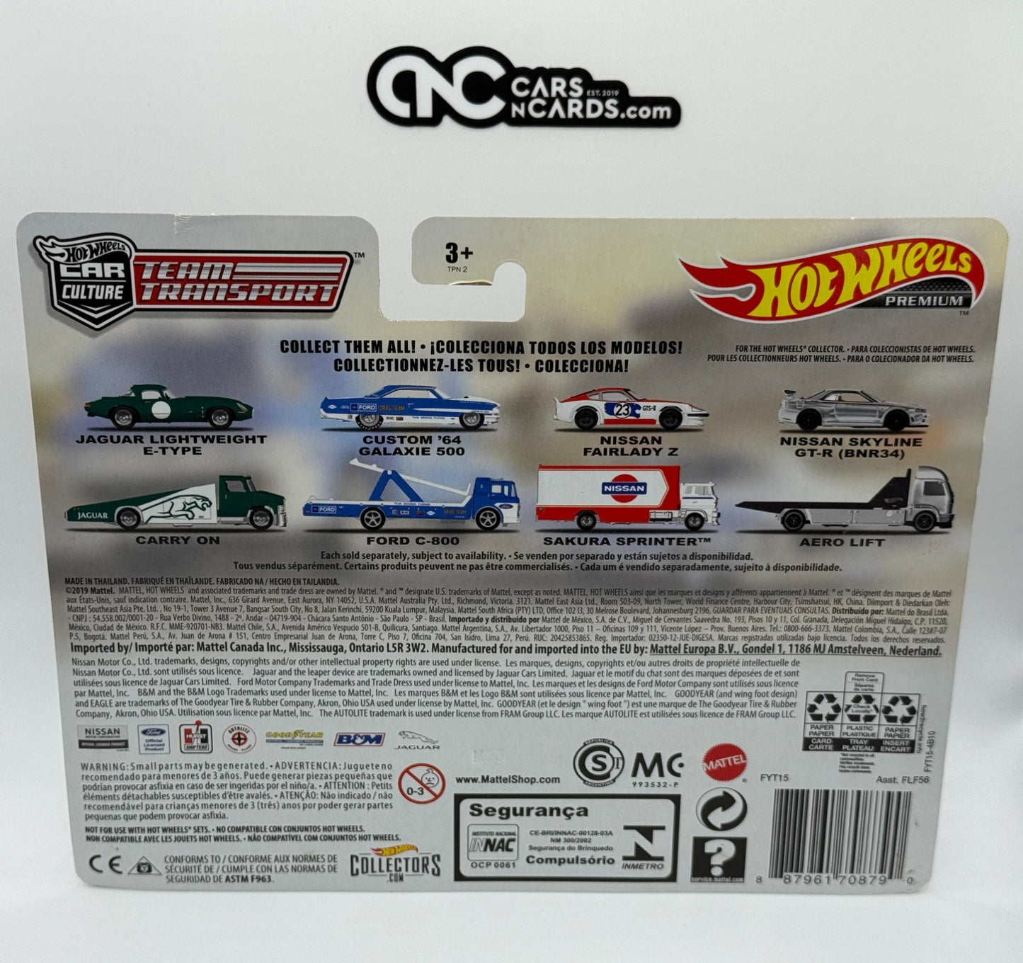 2019 Hot Wheels Premium Team Transport #15 Custom '64 Galaxie 500 Ford C-800