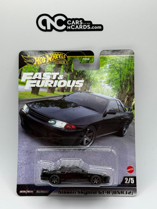 2025 Hot Wheels Premium Fast & Furious 2/5 Nissan Skyline GT-R (BNR32)