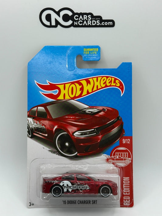 2017 Hot Wheels Red Edition 9/12 '15 Dodge Charger SRT Mopar