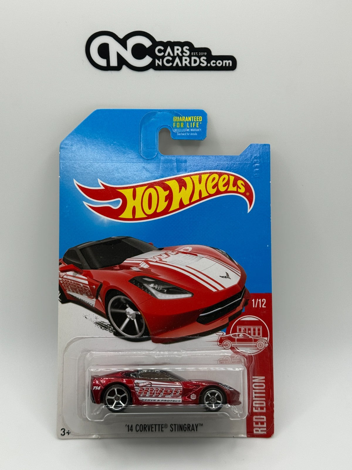 2017 Hot Wheels Red Edition 1/12 '14 Corvette Stingray HWPD