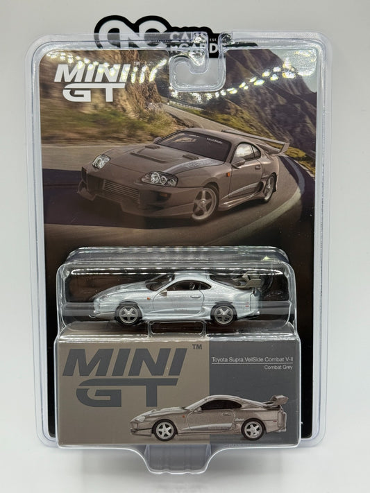 Mini GT 1:64 Toyota Supra VeilSide Combat V-II – Combat Grey Sealed Raw Chase