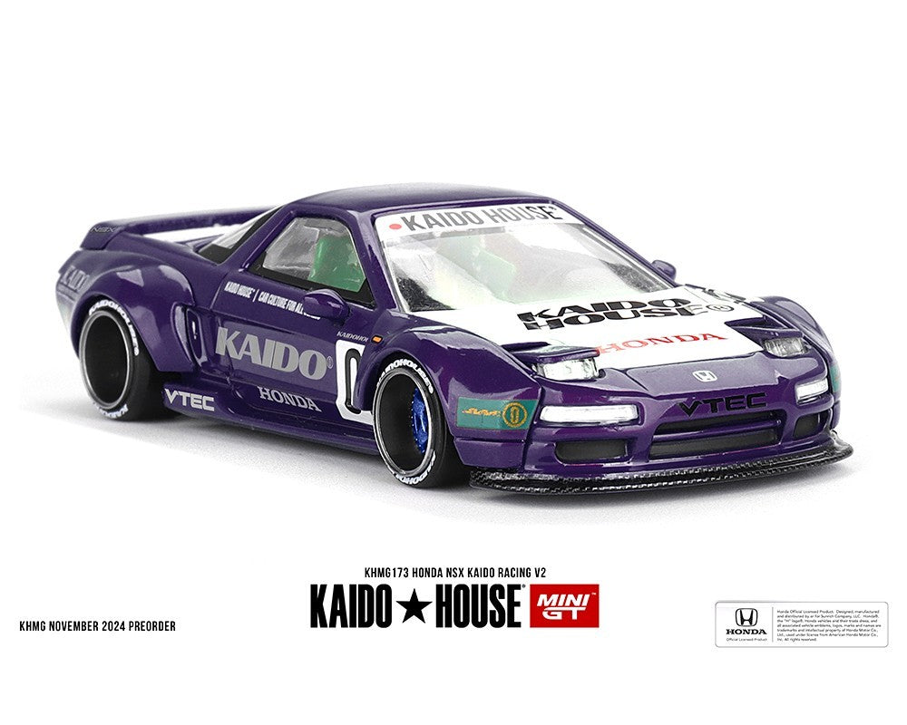Kaido House x Mini GT 1:64 Honda NSX Kaido Racing V2 – Purple Sealed