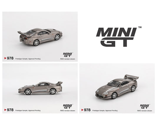 Mini GT 1:64 Toyota Supra VeilSide Combat V-II – Combat Grey Sealed Blister