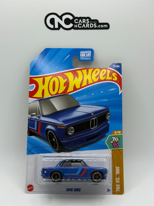 2025 Hot Wheels '70s VS. '90s 5/10 BMW 2002 Blue