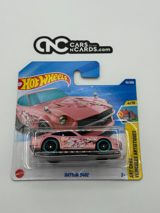 2025 Hot Wheels HW Art Cars 4/10 Datsun 240Z Pink Short Card