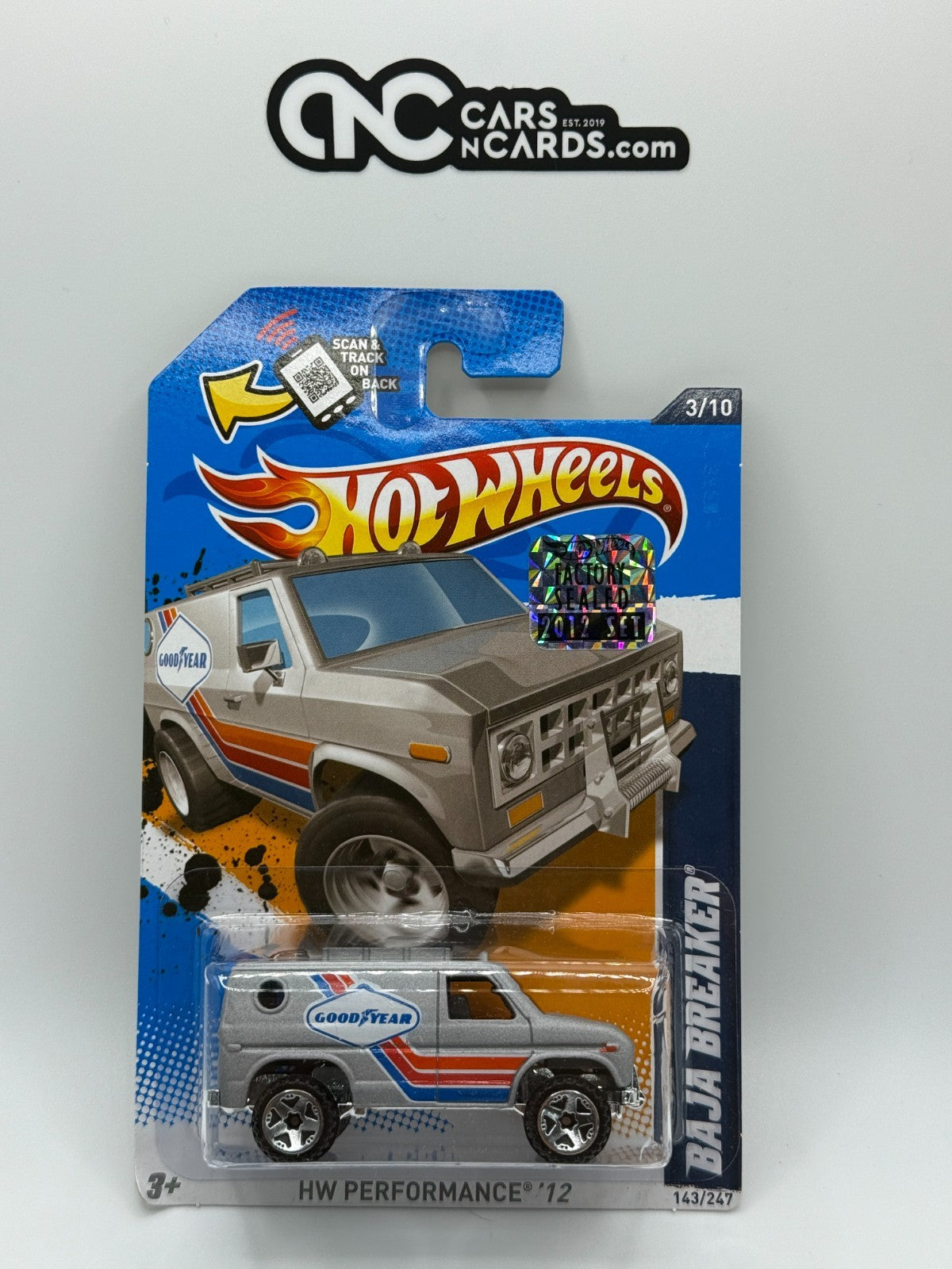 2012 Hot Wheels RLC Factory Sealed Baja Breaker Goodyear Grey