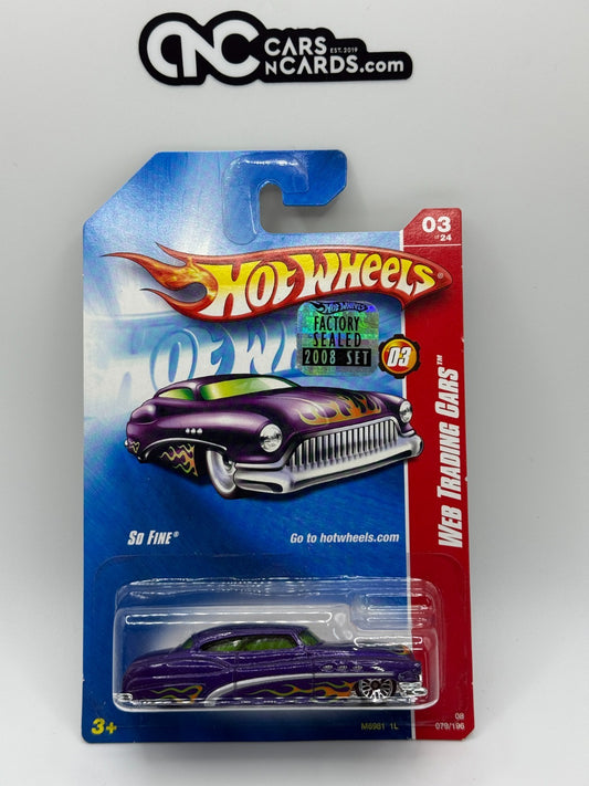 2008 Hot Wheels RLC Factory Sealed Web Trading Cars So Fine