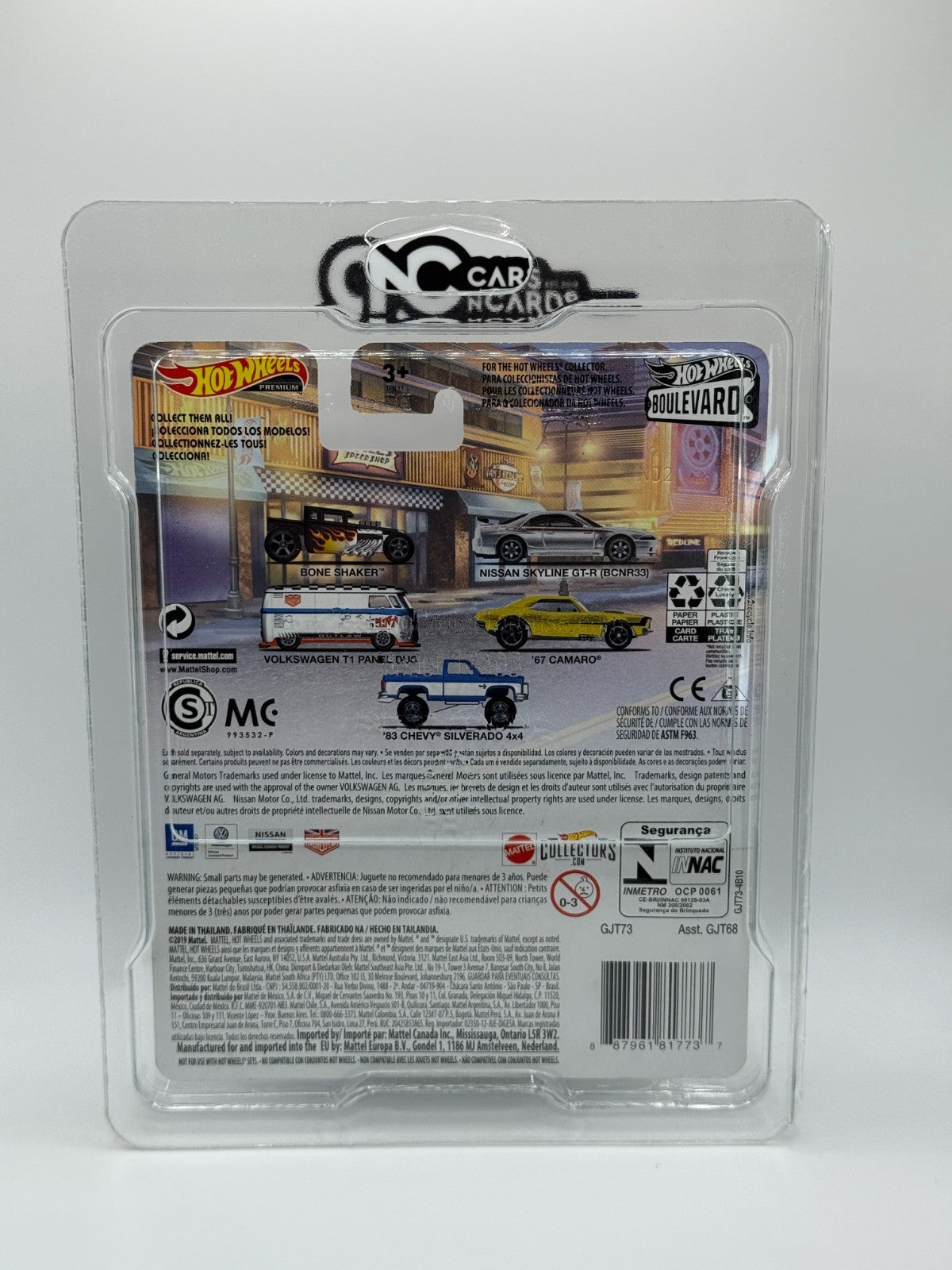 2019 Hot Wheels Premium Boulevard #2 Nissan Skyline GT-R (BCNR33) With Protector