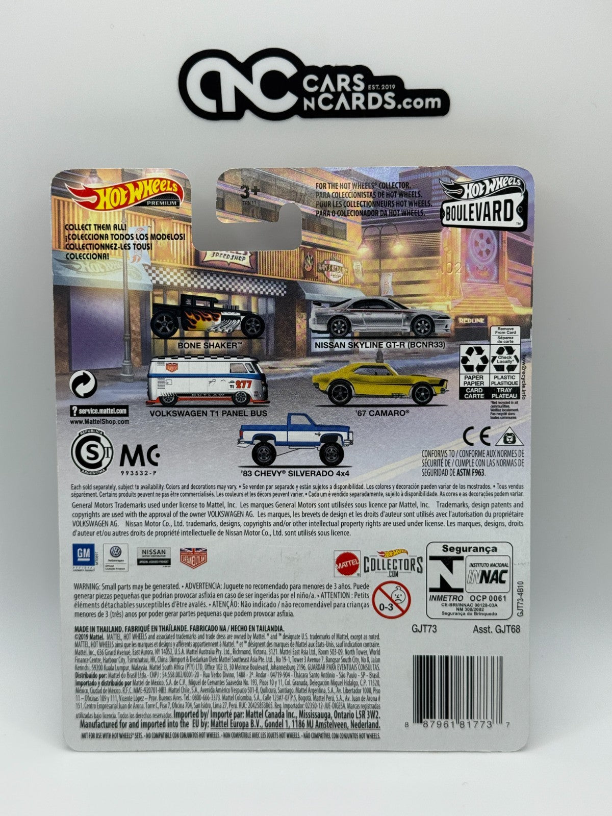 2019 Hot Wheels Premium Boulevard #2 Nissan Skyline GT-R (BCNR33) With Protector