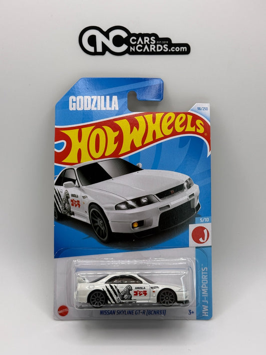 2024 Hot Wheels HW J-Imports 5/10 Godzilla Nissan Skyline GT-R (BCNR33) White