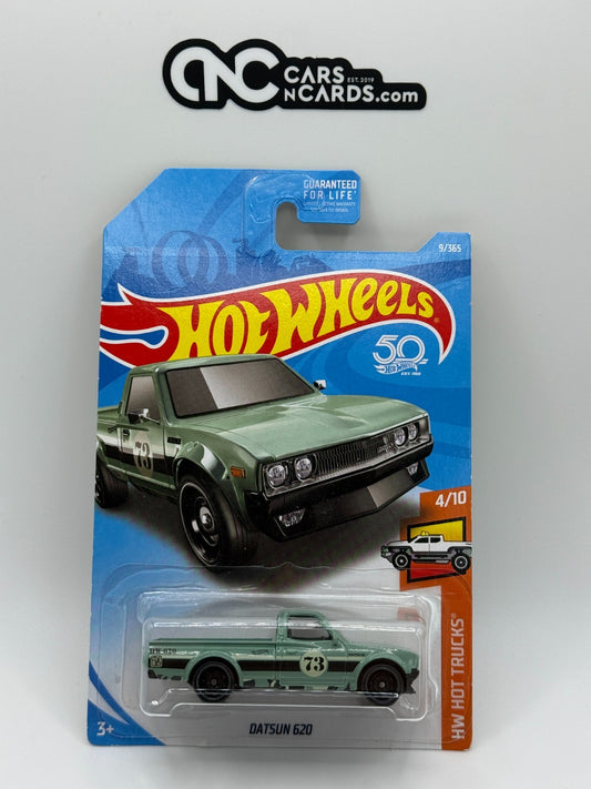 2018 Hot Wheels HW Hot Trucks 4/10 Datsun 620 Green