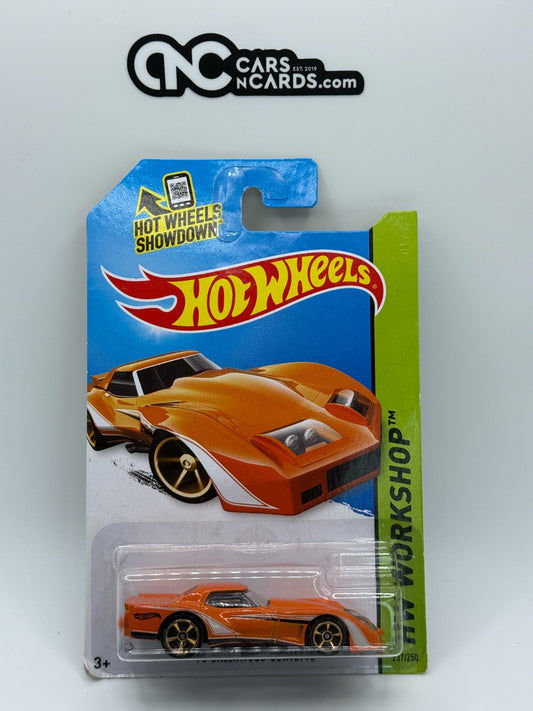2014 Hot Wheels HW Workshop '76 Greenwood Corvette (Soft Corners)