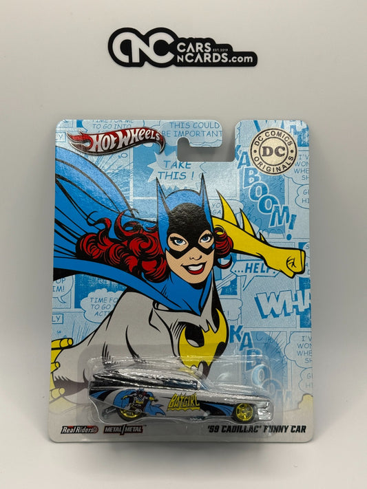 2014 Hot Wheels Premium DC Comics '59 Cadillac Funny Car Batgirl