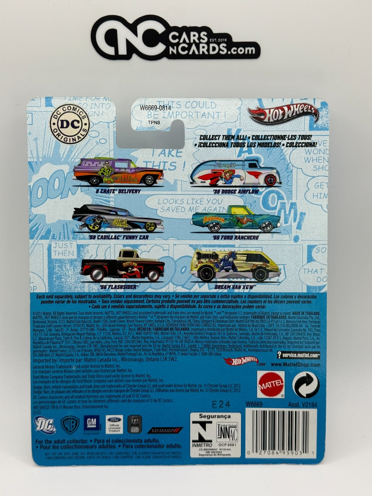 2014 Hot Wheels Premium DC Comics '59 Cadillac Funny Car Batgirl