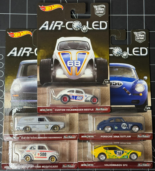 2016 Hot Wheels Premium Car Culture Premium Air Cooled Full Set of 5 Cars