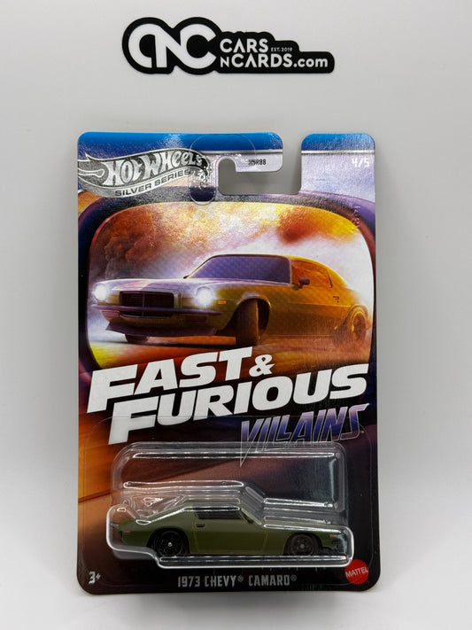 2025 Hot Wheels Silver Series Fast & Furious Villains 4/5 1973 Chevy Camaro