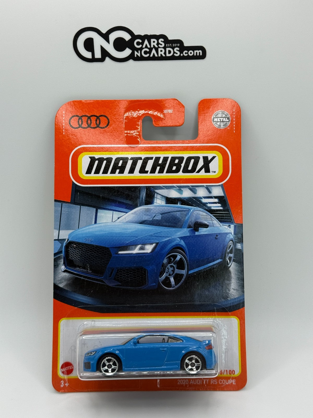 2021 Matchbox 2020 Audi TT RS Coupe Blue 16/100