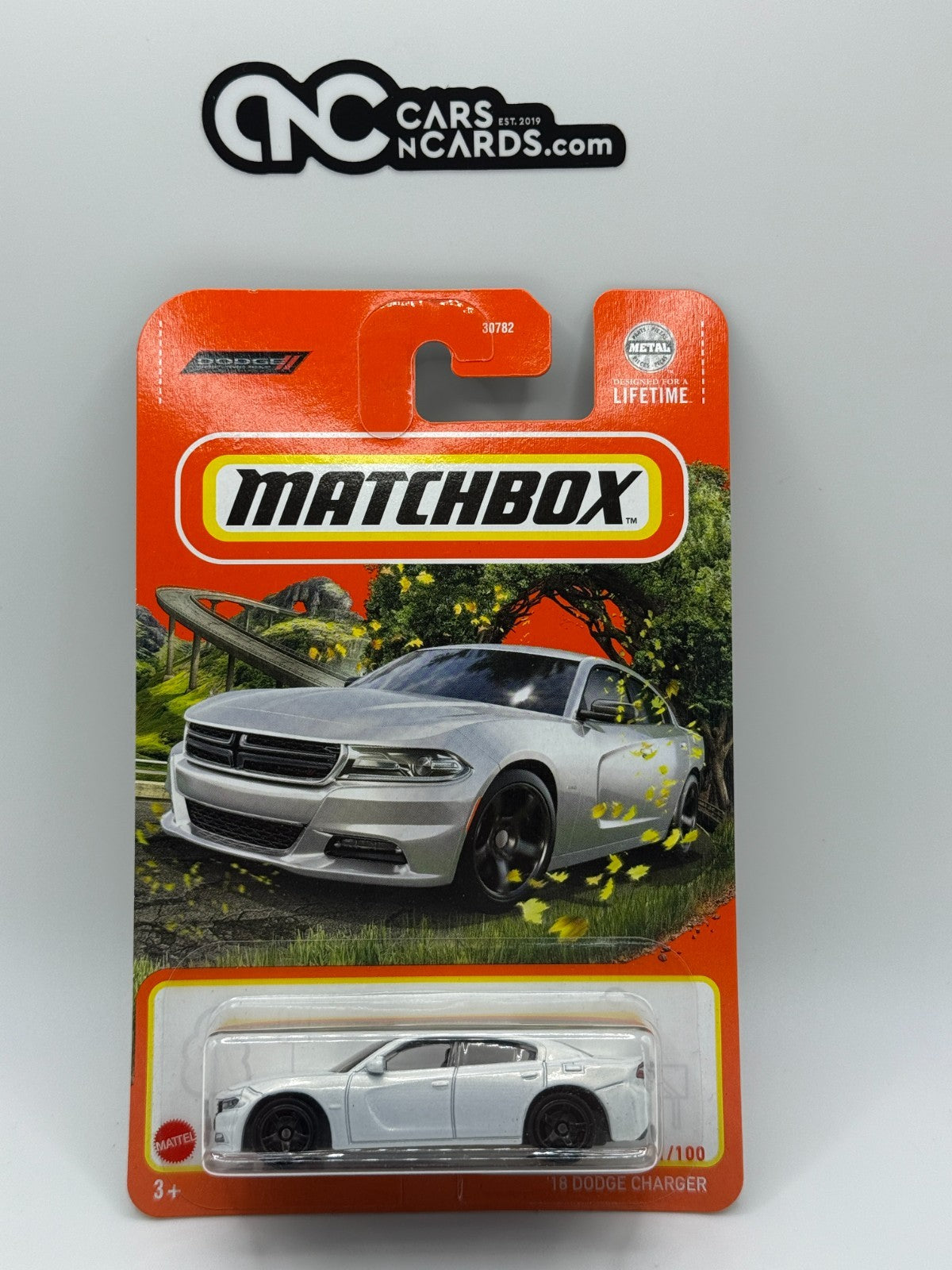 2024 Matchbox '18 Dodge Charger White 81/100