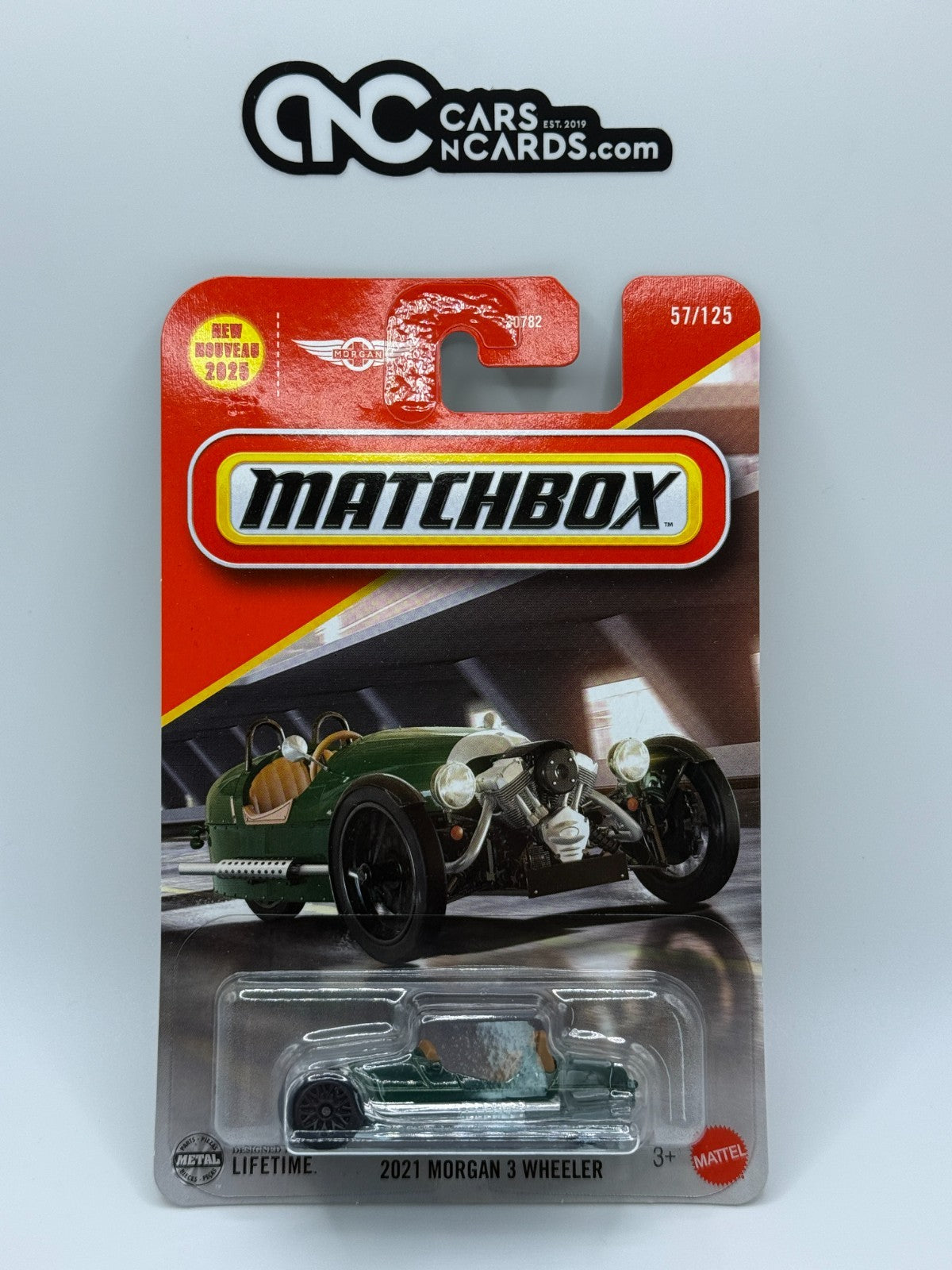 2025 Matchbox 2021 Morgan 3 Wheeler 57/125