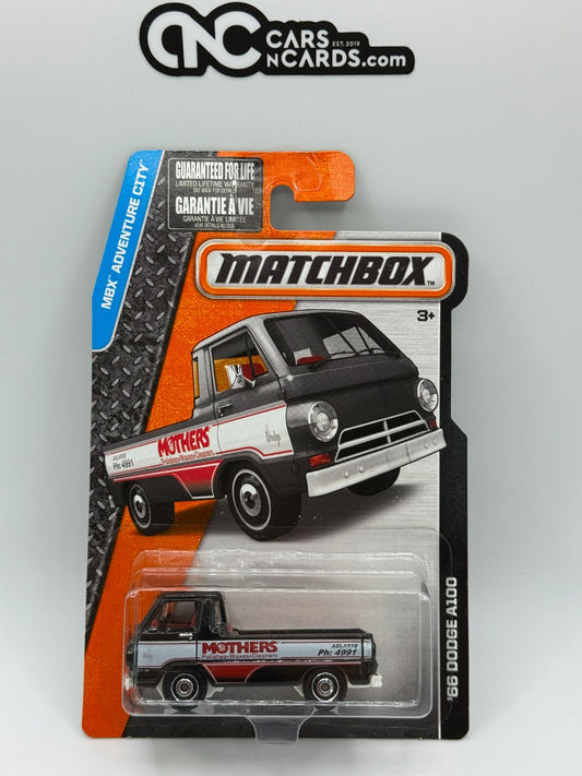 2015 Matchbox Mothers Wax '66 Dodge A100 Black