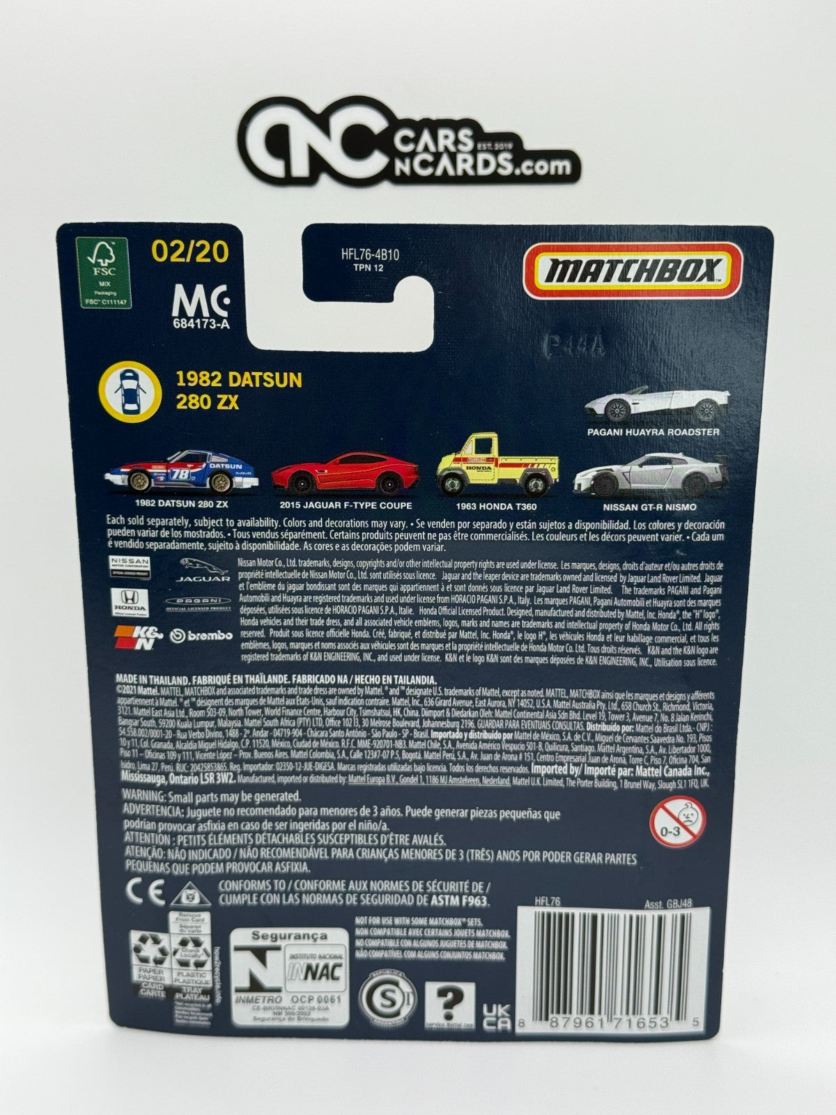 2022 Matchbox Collectors 02/20 1982 Datsun 280 ZX