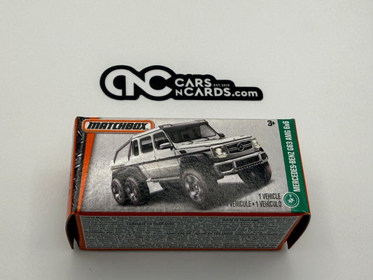 Matchbox Power Grab Mercedes-Benz G63 AMG 6x6 White Sealed Box