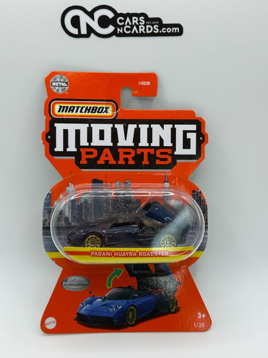 2021 Matchbox Moving Parts Pagani Huayra Roadster Blue