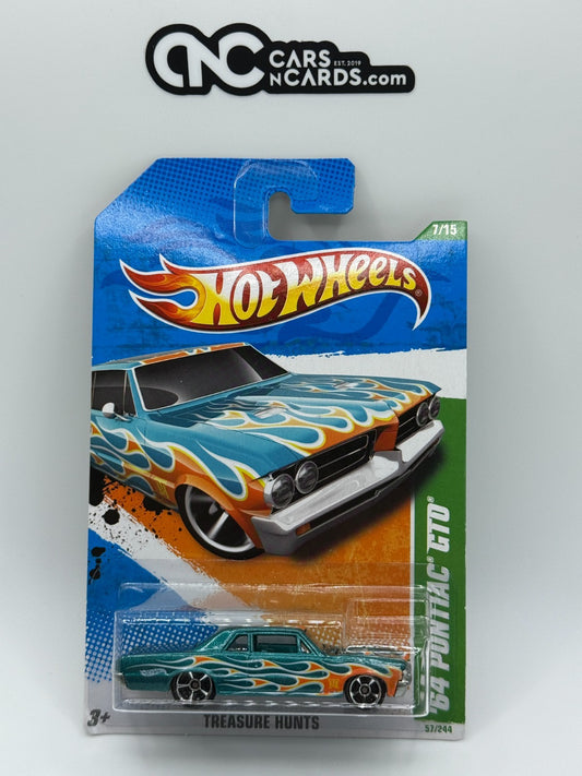 2011 Hot Wheels Treasure Hunt '64 Pontiac GTO With Flames