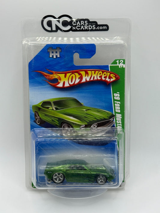 2010 Hot Wheels Super Treasure Hunts 12/12 '69 Ford Mustang With Protector