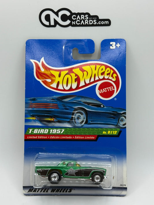 2000 Hot Wheels T-Hunt Treasure Hunt 8/12 T-Bird 1957 (Card Crease)