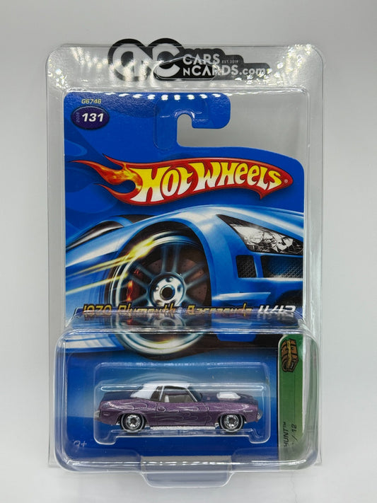 2005 Hot Wheels T-Hunt Treasure Hunt 11/12 1970 Plymouth Barracuda W/Protector