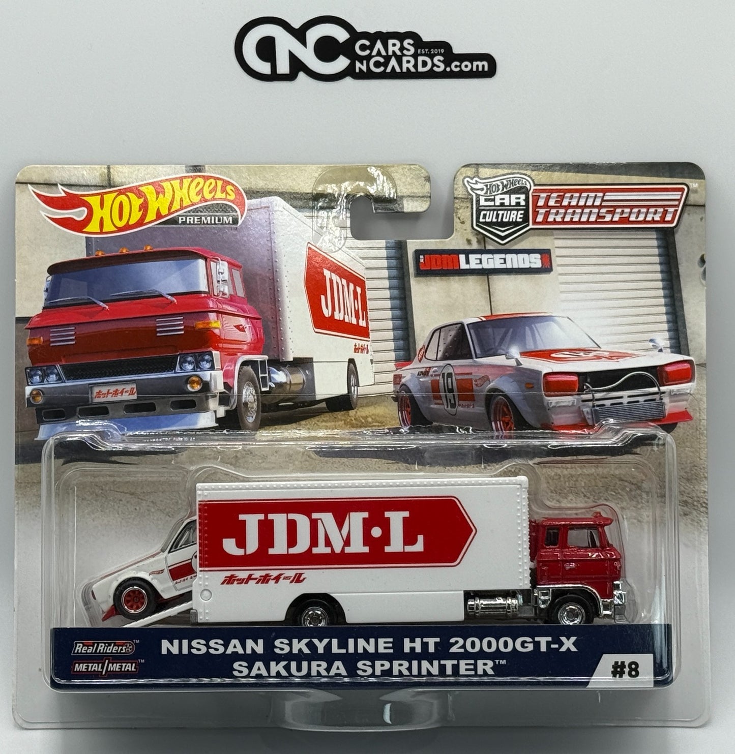 2019 Hot Wheels Premium Car Team Transport #8 Nissan Skyline HT 2000GT-X Sakura