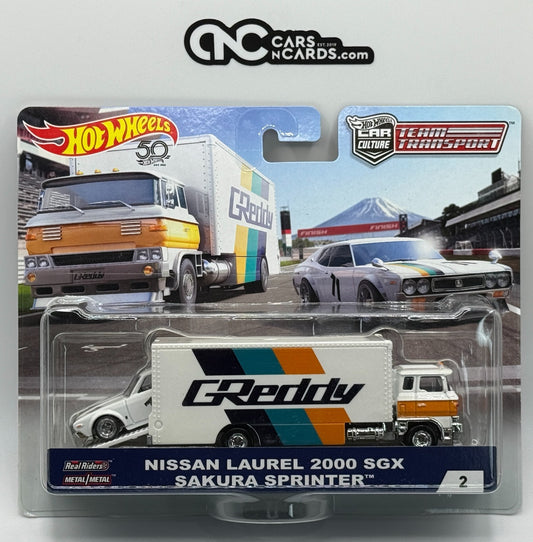 2018 Hot Wheels Premium Team Transport #2 Nissan Laurel 2000 SGX Sakura Sprinter