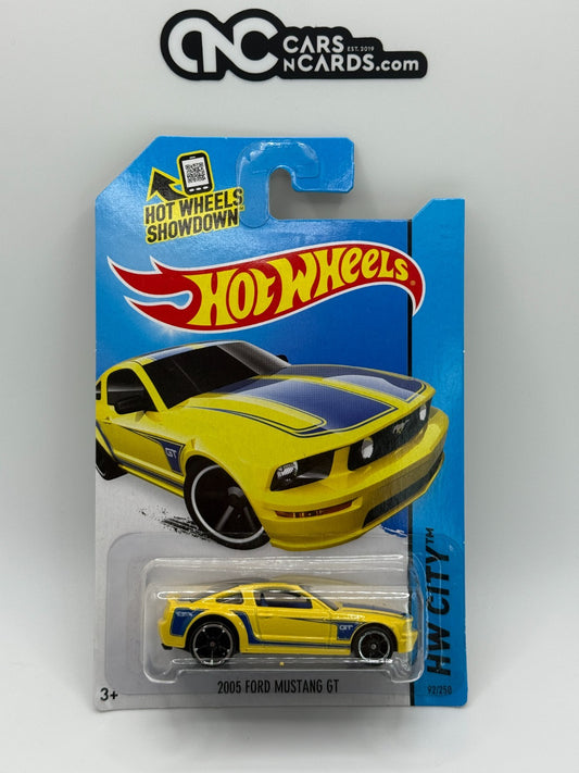 2014 Hot Wheels HW City 2005 Ford Mustang GT Yellow
